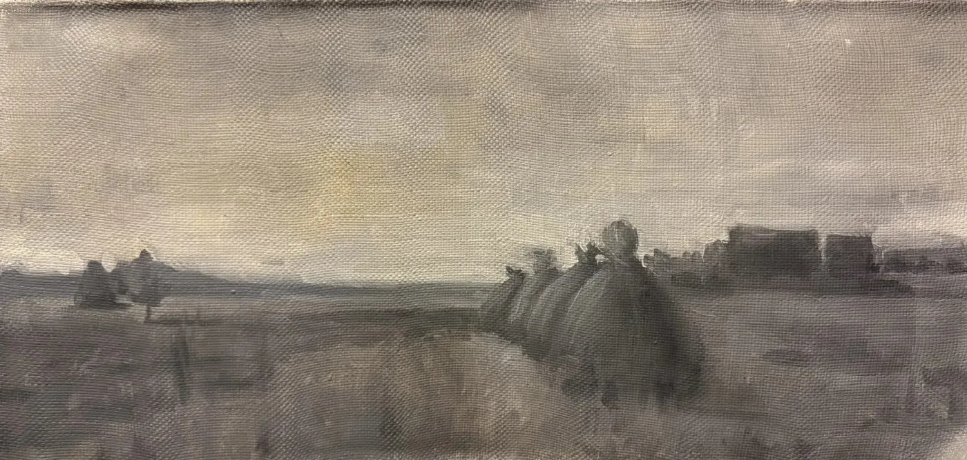 Работа ученика, 12 лет – пленэр