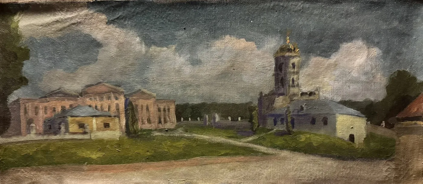 Работа ученика, 13 лет – пленэр